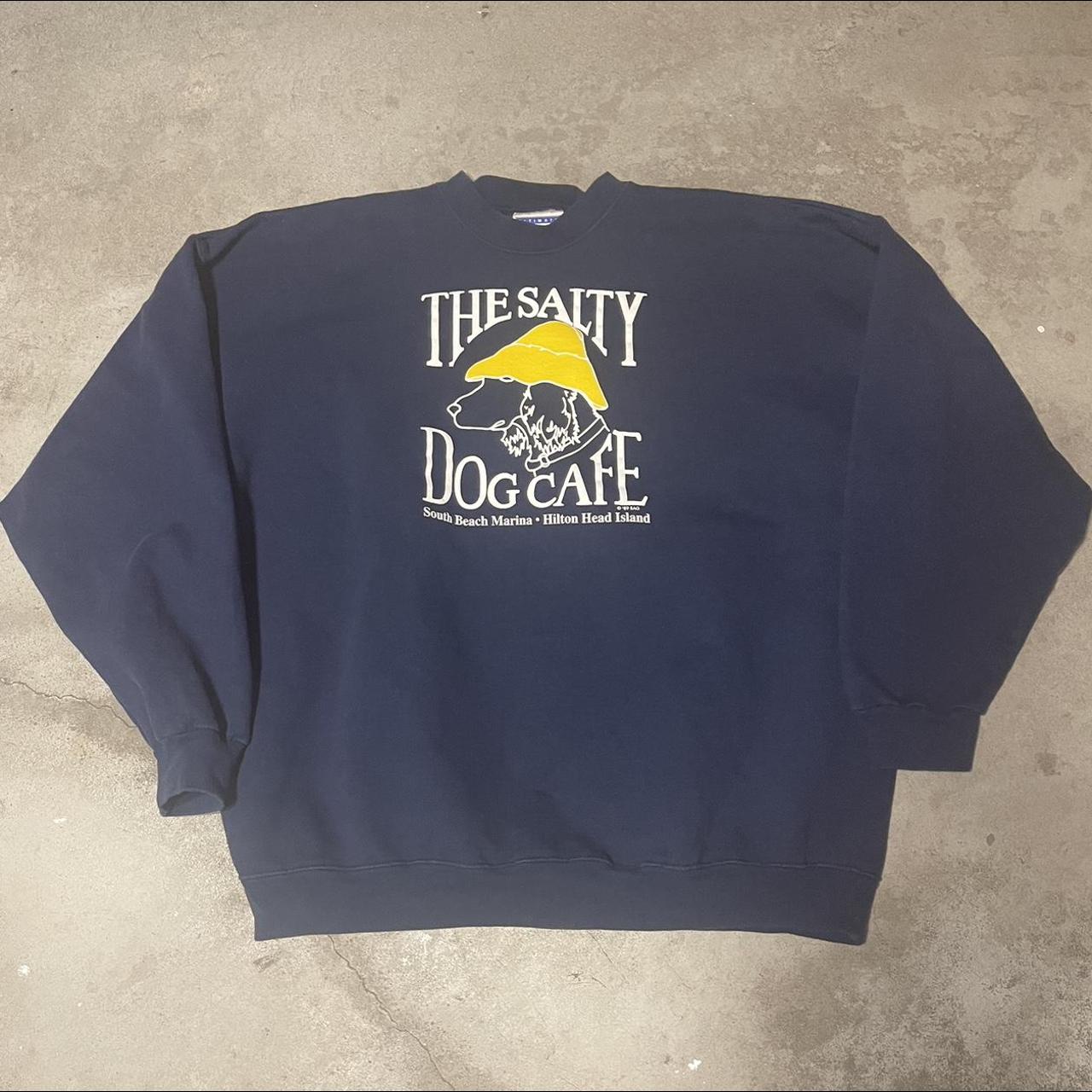 XXL Vintage Salty Dog Cafe Sweatshirt in great... - Depop