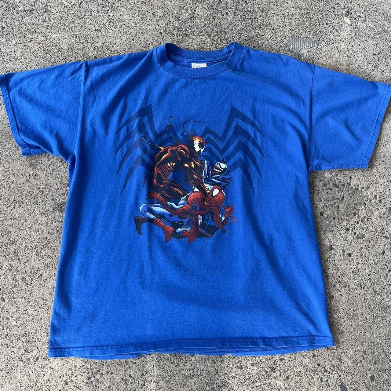 Marvel Men's Blue T-shirt | Depop