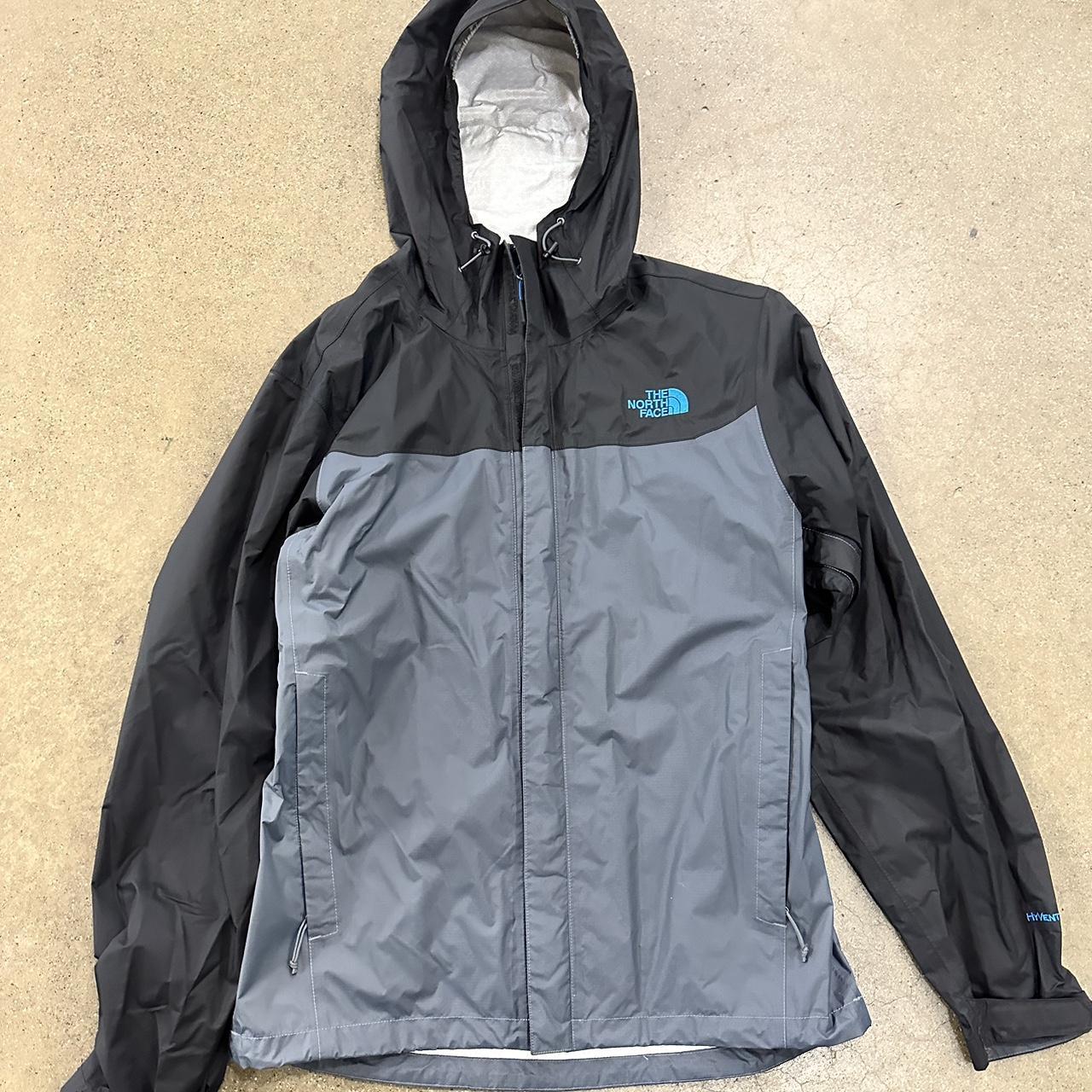 Men's Medium North Face Soft Shell Hyvent Rain... - Depop