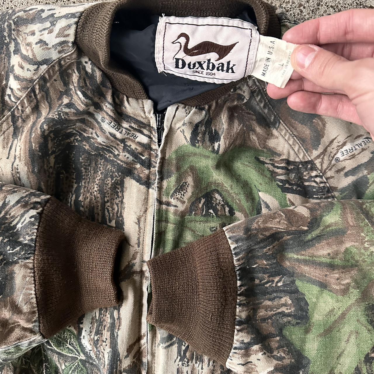 Large 90s Vintage Realtree Duxbak Hunting Camo