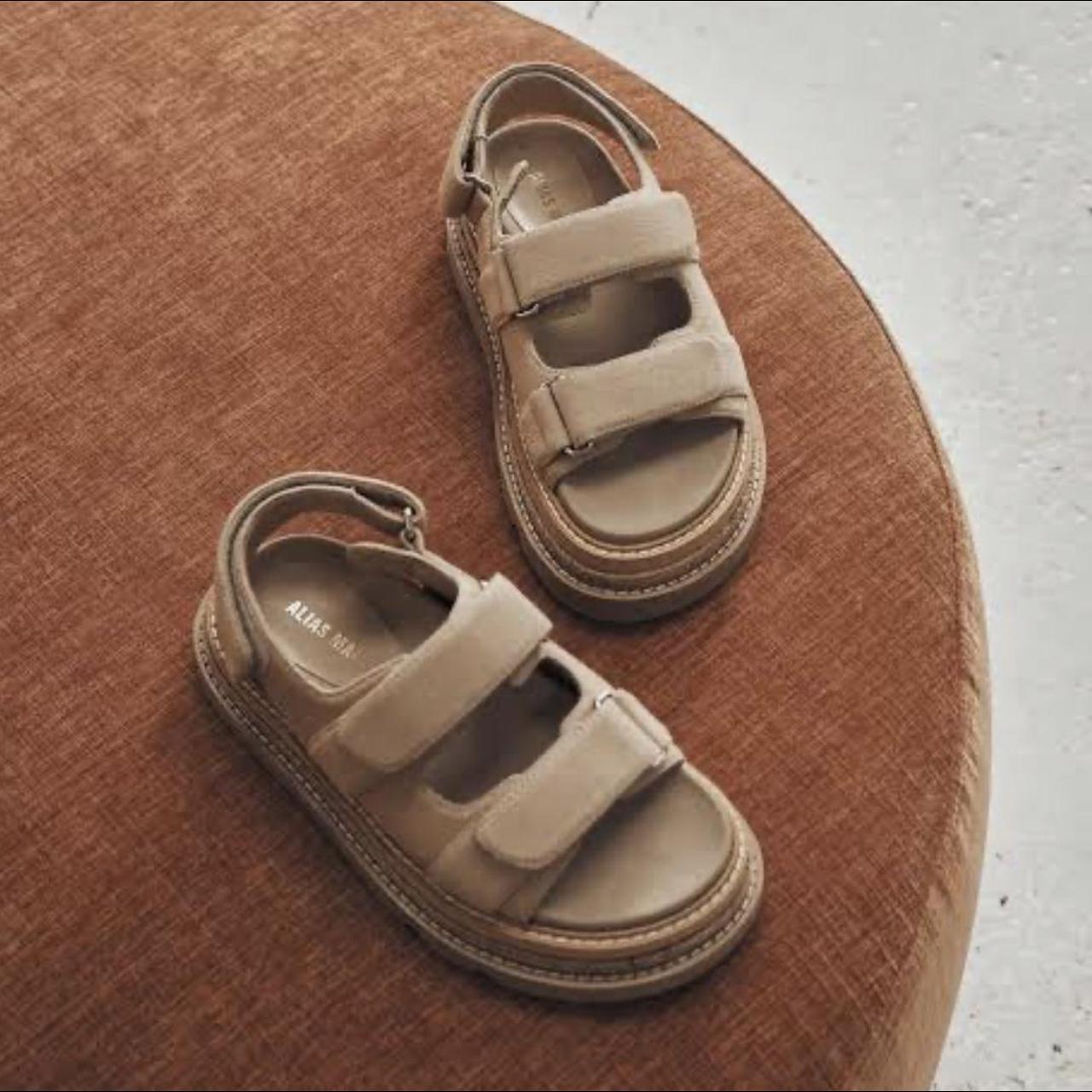 Alias Mae Veda Natural Canvas Sandals Depop