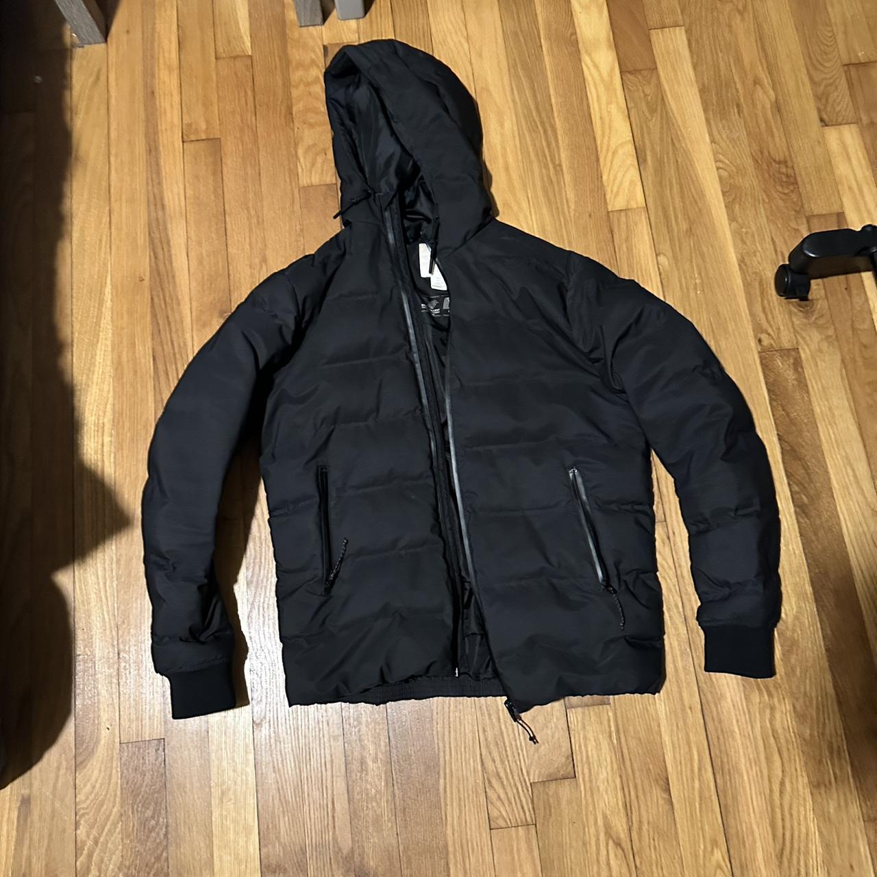 Black H&M puffer jacket Size: Small in men’s - Depop