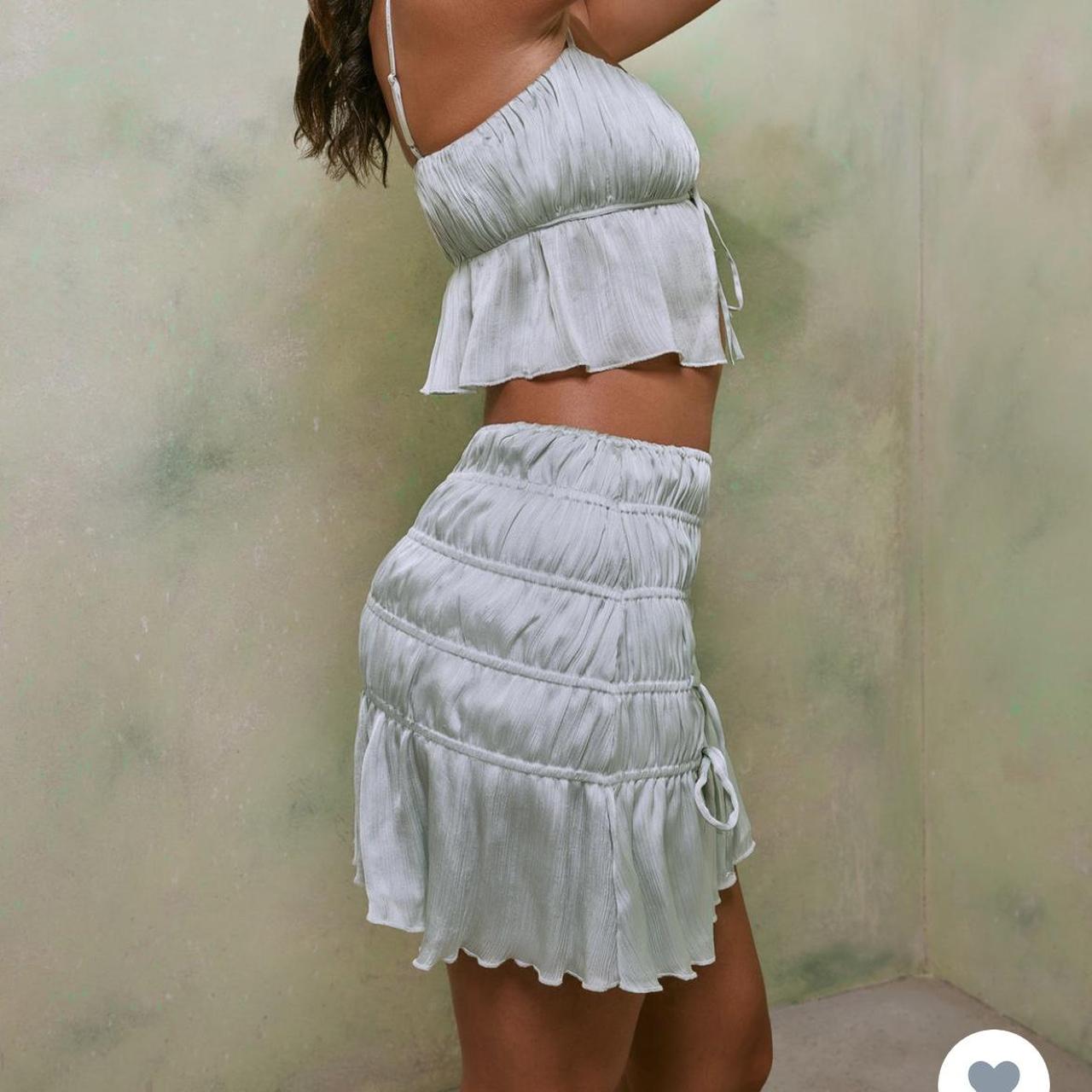 Oh Polly co ord Light mint green Lush outfit Worn... Depop