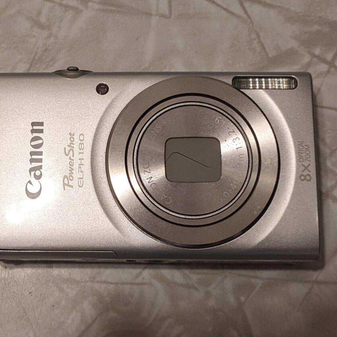  Canon PowerShot ELPH 180 Digital Camera w/Image