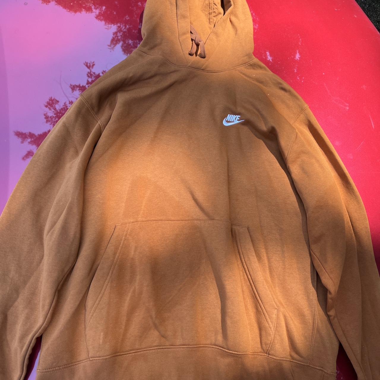 Dark orange nike discount hoodie