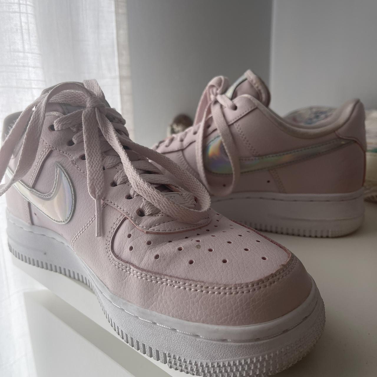 Nike Air Force 1 Low Pink Iridescent | Depop