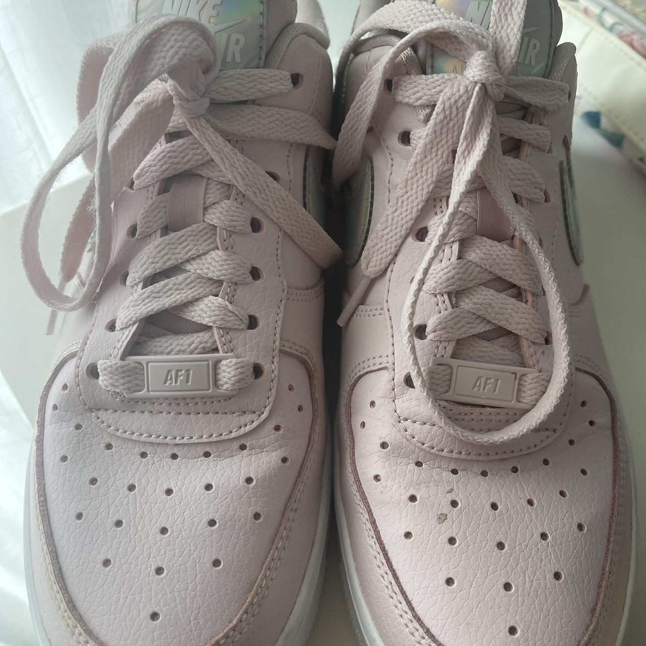 Nike Air Force 1 Low Pink Iridescent | Depop