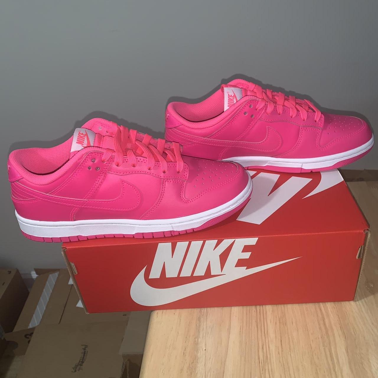 Nike Dunk Low Hyper Pink W Shoes Womens Size Depop