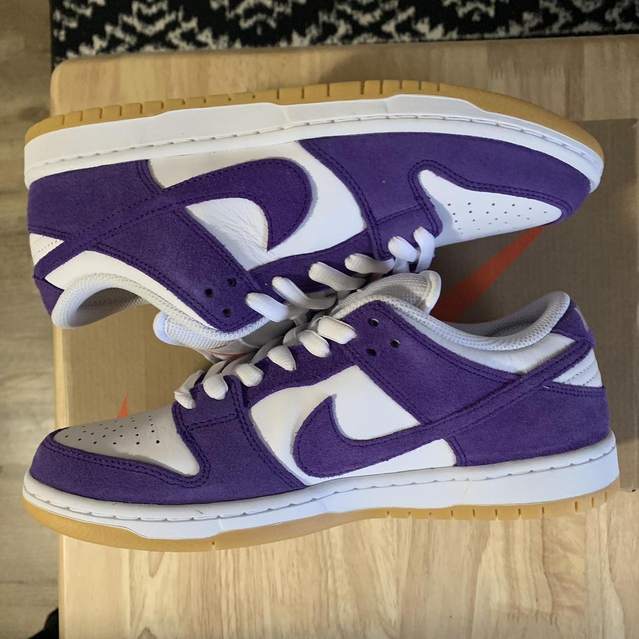 Nike SB Dunk Low Pro ISO Orange Label Court Purple... - Depop