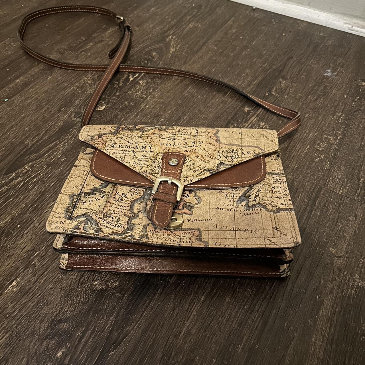 Patricia Nash Map Handbag Comes With Original Depop   P0 