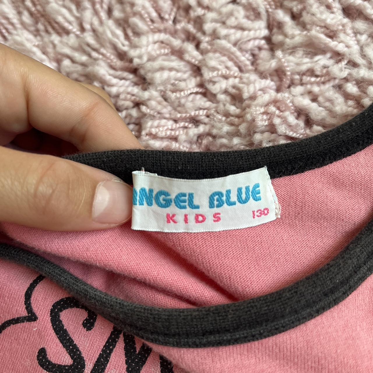 Angel Blue Women's Pink T-shirt (2)