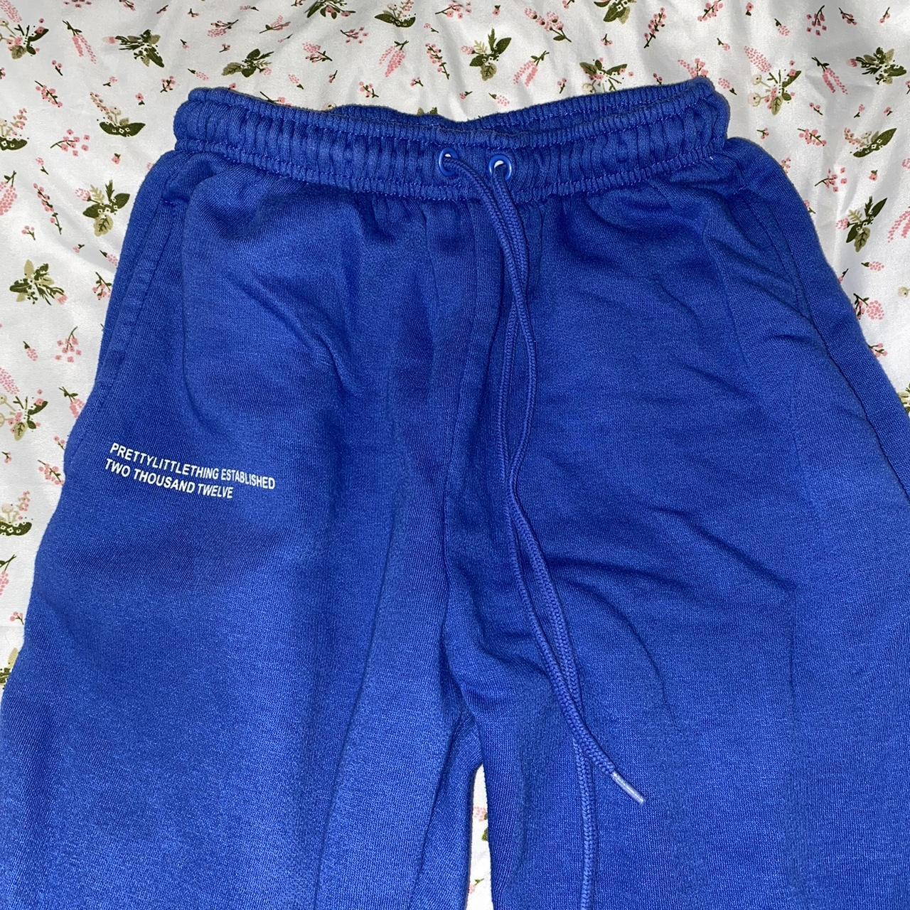 PRETTYLITTLETHING Bright Blue Est 2012 Sweatpants