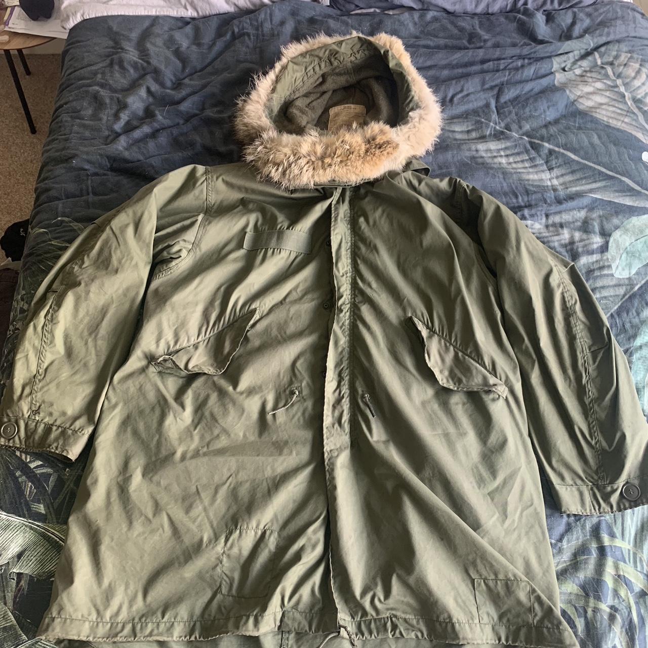 Vintage M65 USA army fishtail parka. Includes... - Depop