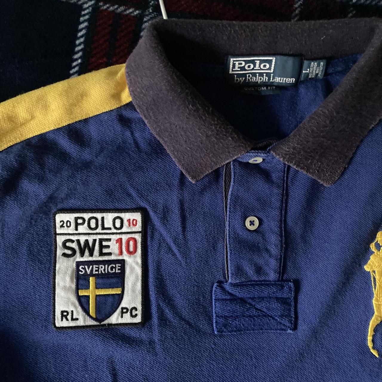 Ralph Lauren Sweden polo Size Large Blue country