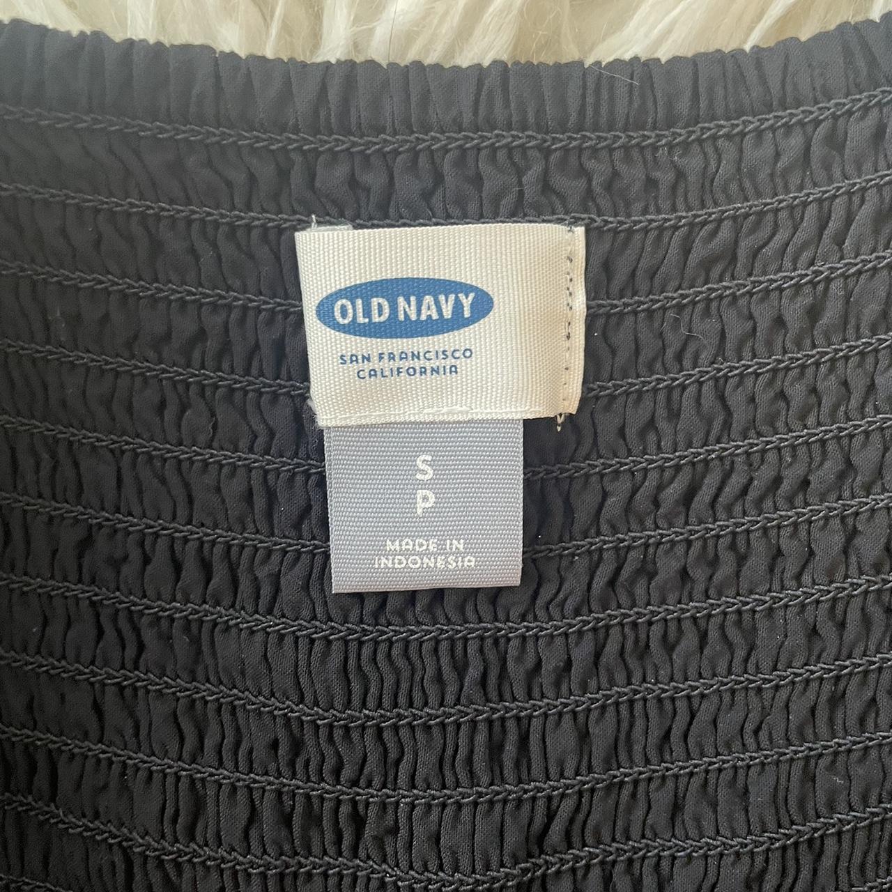 Simple black fit and flare dress from Old Navy - In... - Depop