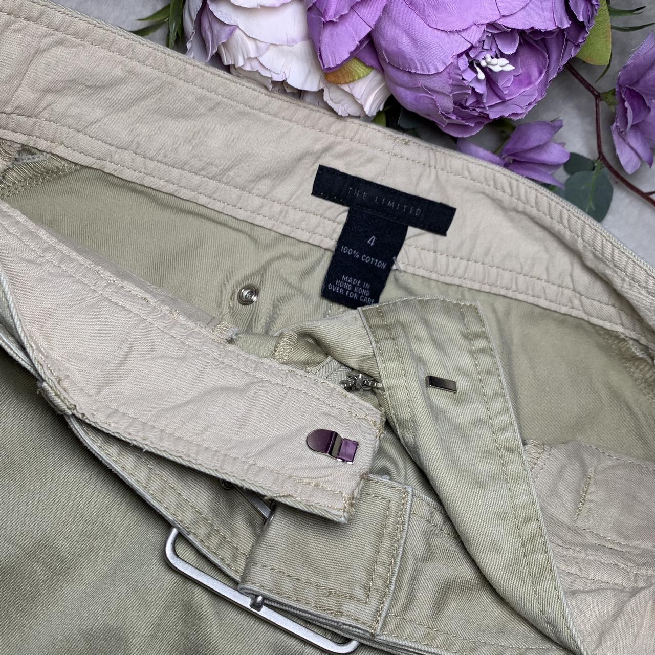 💜 The Limited Vintage Khaki Skirt 💜 Tan belted | Depop