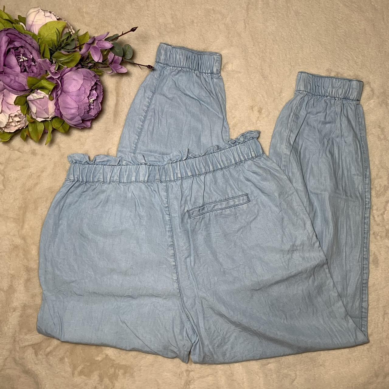 💜 Bershka Denim High Waisted Joggers 💜 True Depop