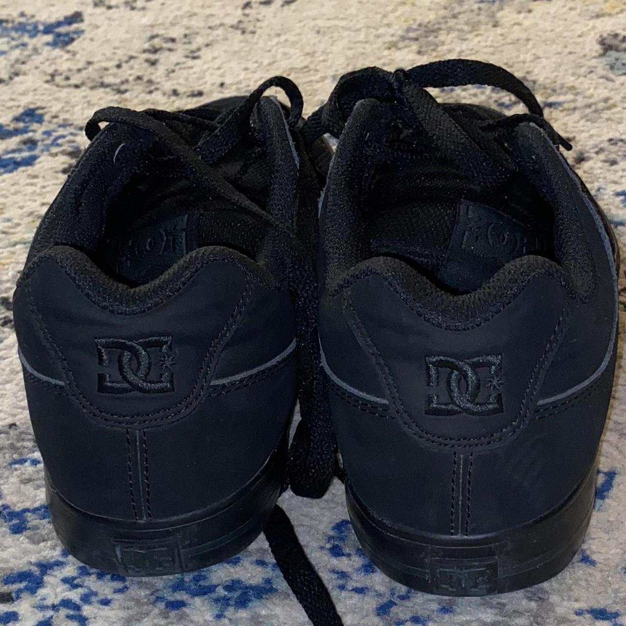 Official licensed all black chunky DC skate shoes,... Depop