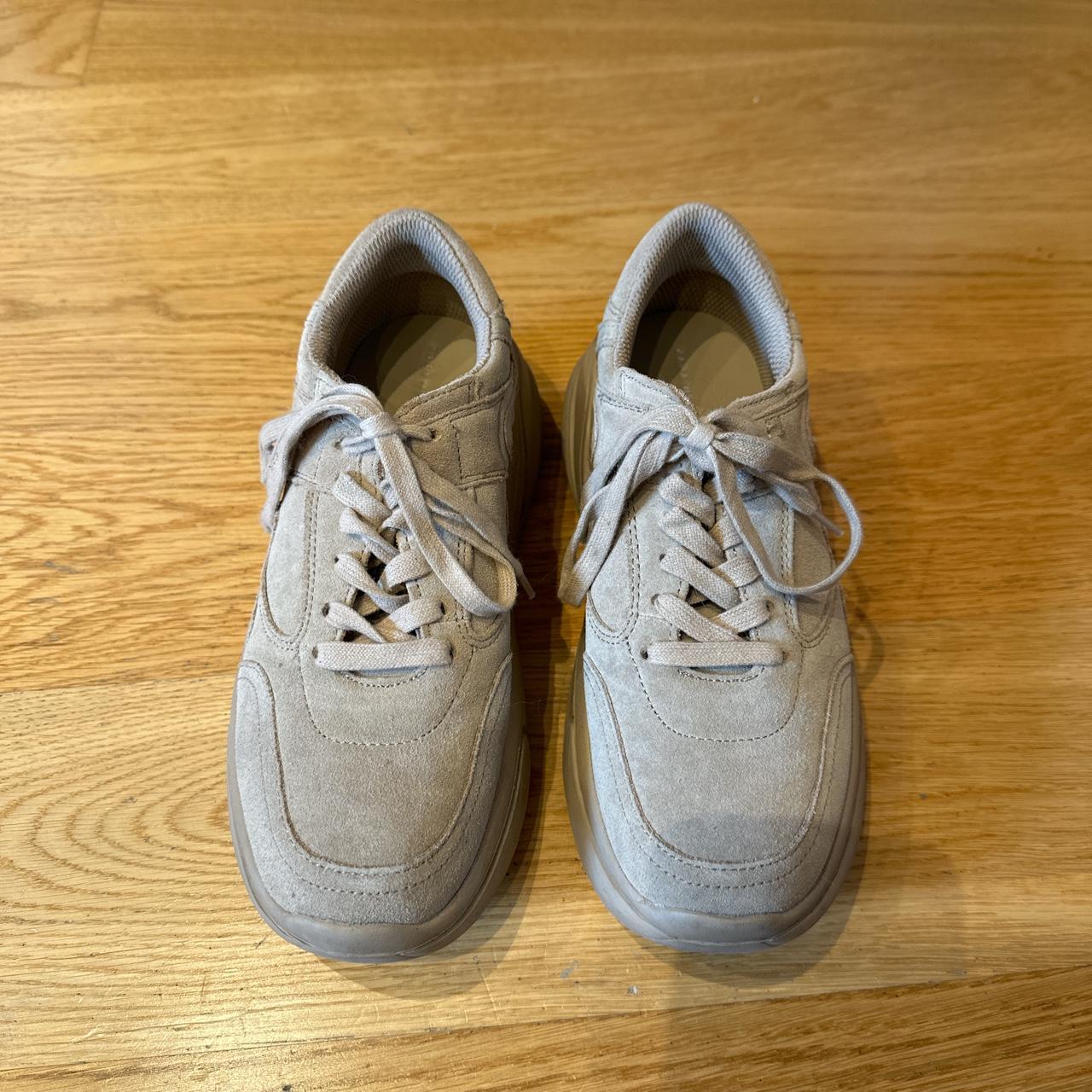 Zara Women's Tan Trainers | Depop