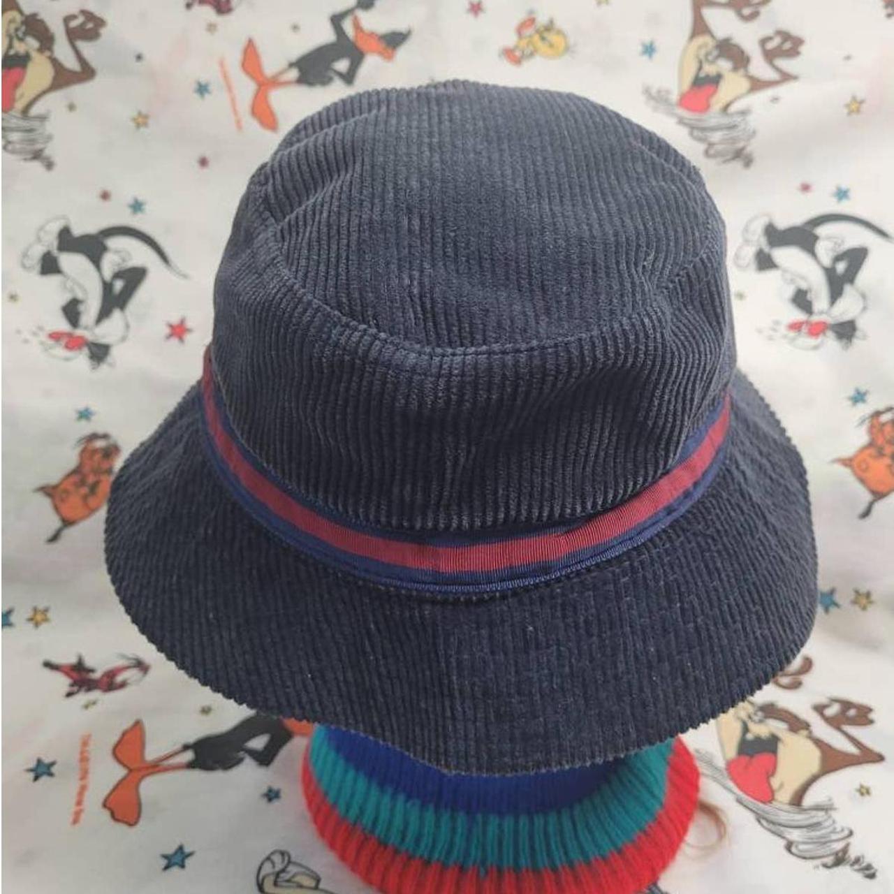 Men's Blue and Black Hat | Depop