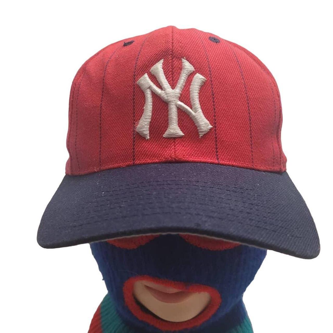 Rare Vintage NY Visor Hat Ny YANKEES Hatembroidered Logo 