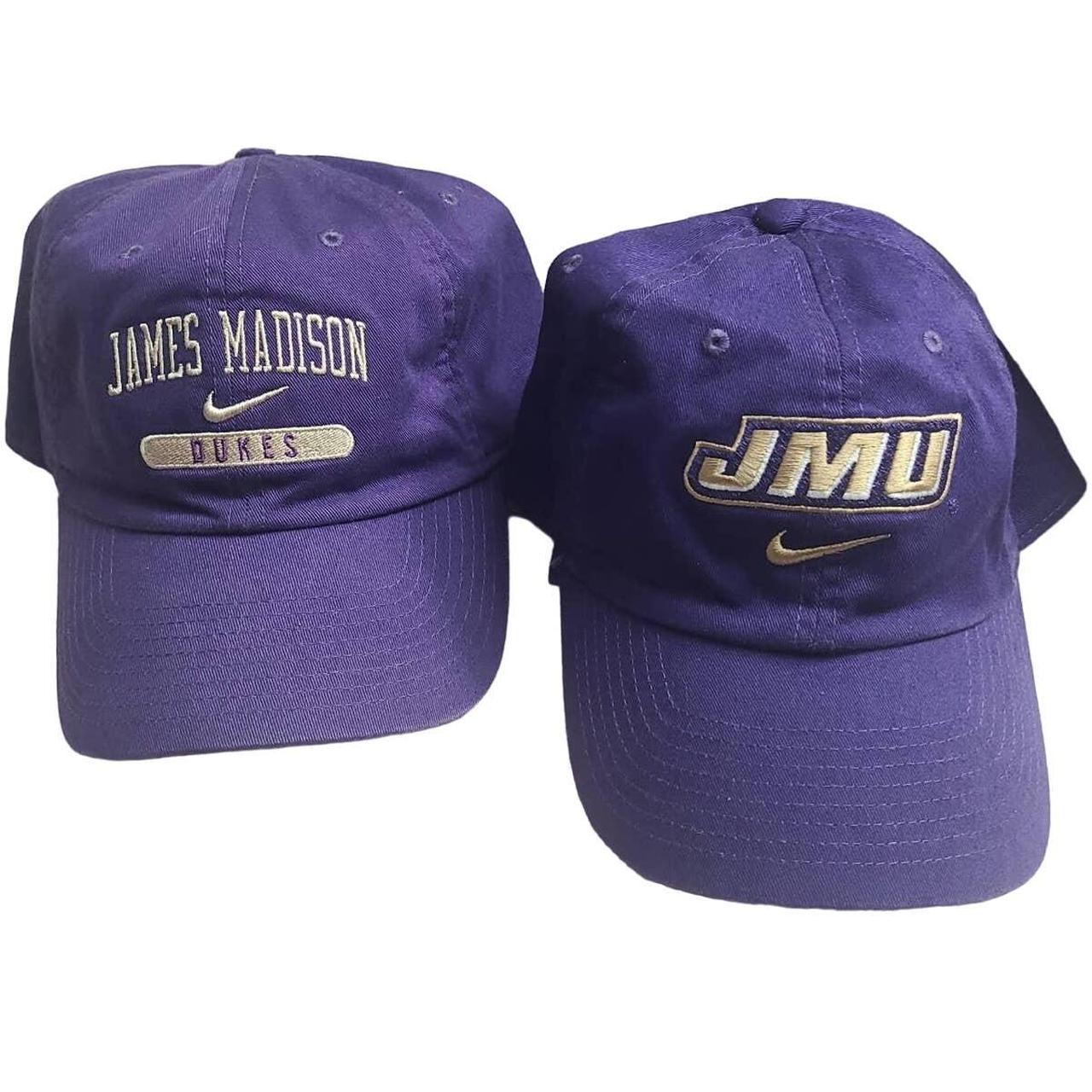 2 Nike Dri Fit JMU Heritage 86 caps. Gently used but... Depop