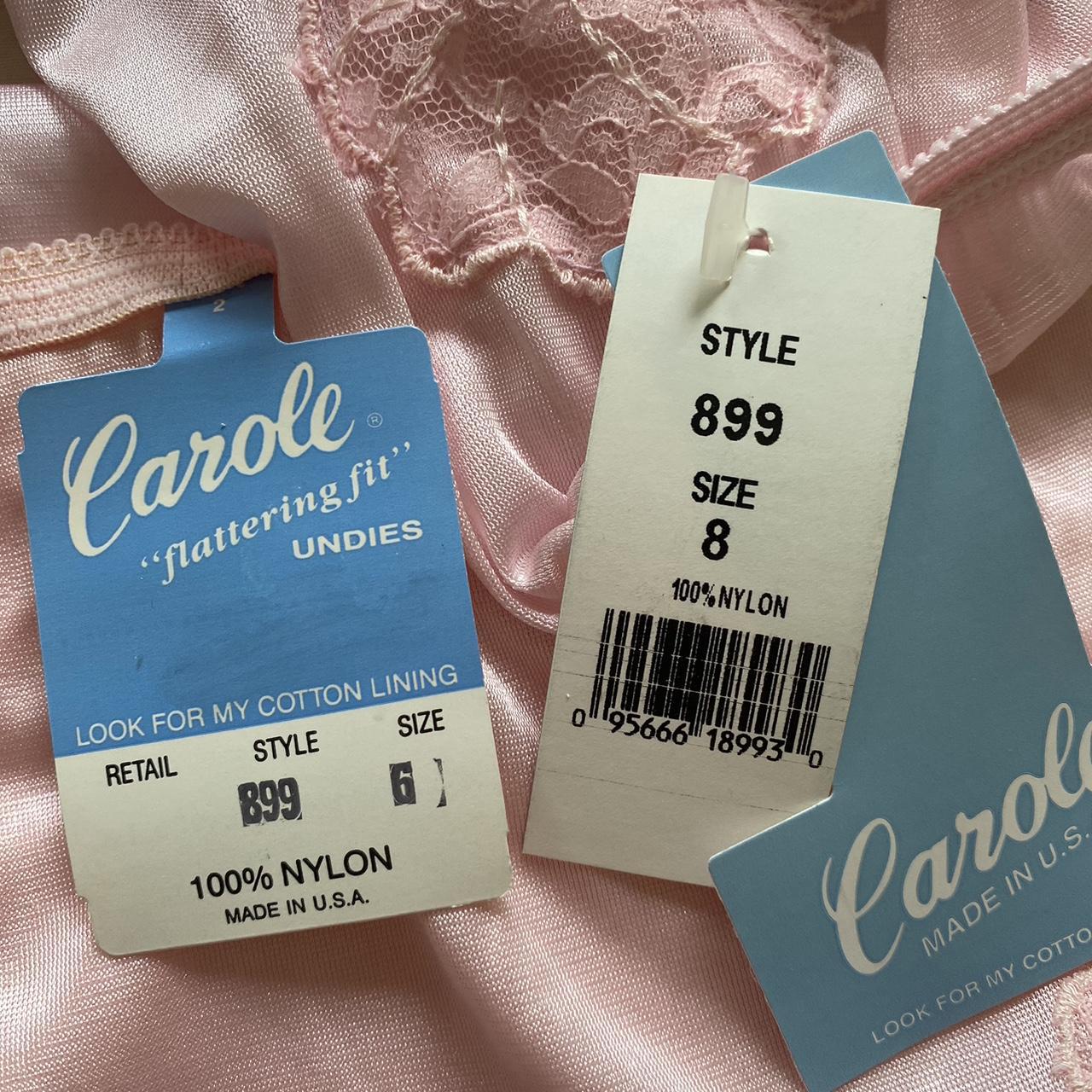 vintage pink silky high waisted underwear size 5 - Depop
