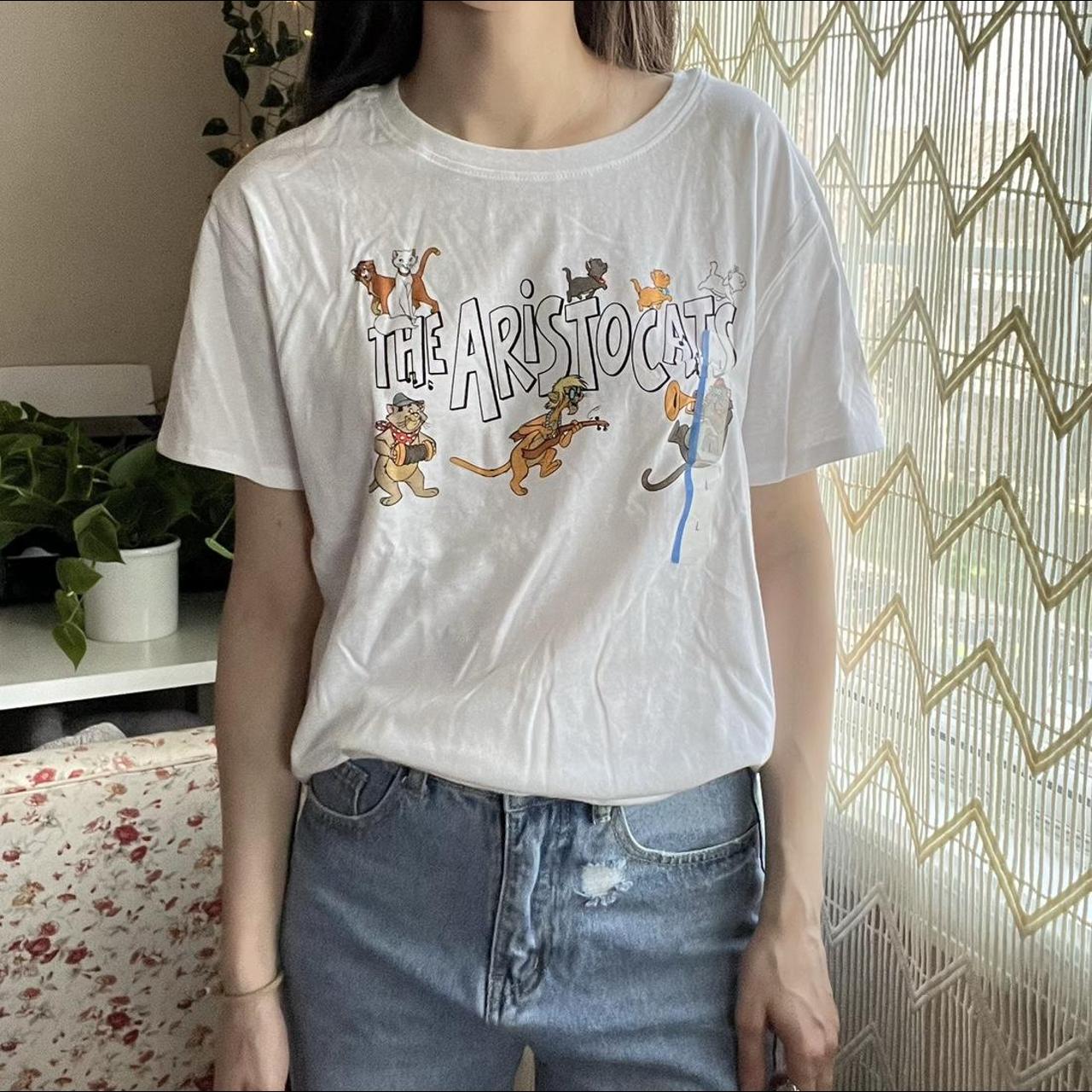 Disney White Aristocats T Shirt New with tags!... - Depop