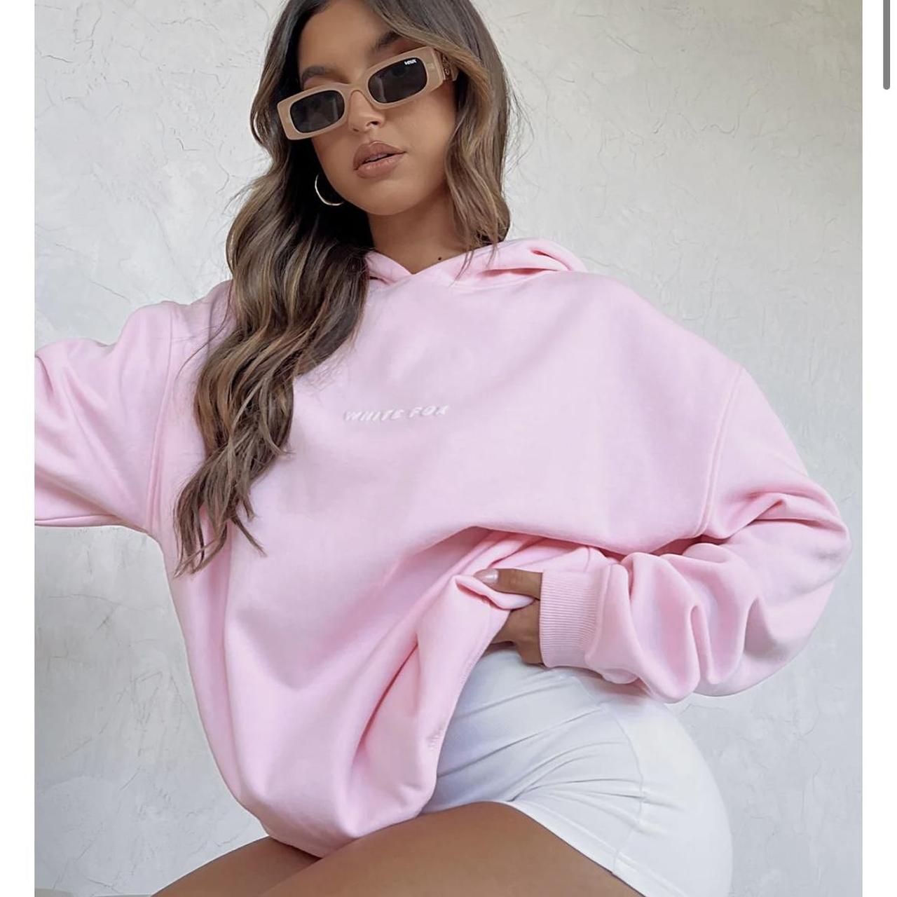 Pink White Fox hoodie size xs/s just bought the... Depop