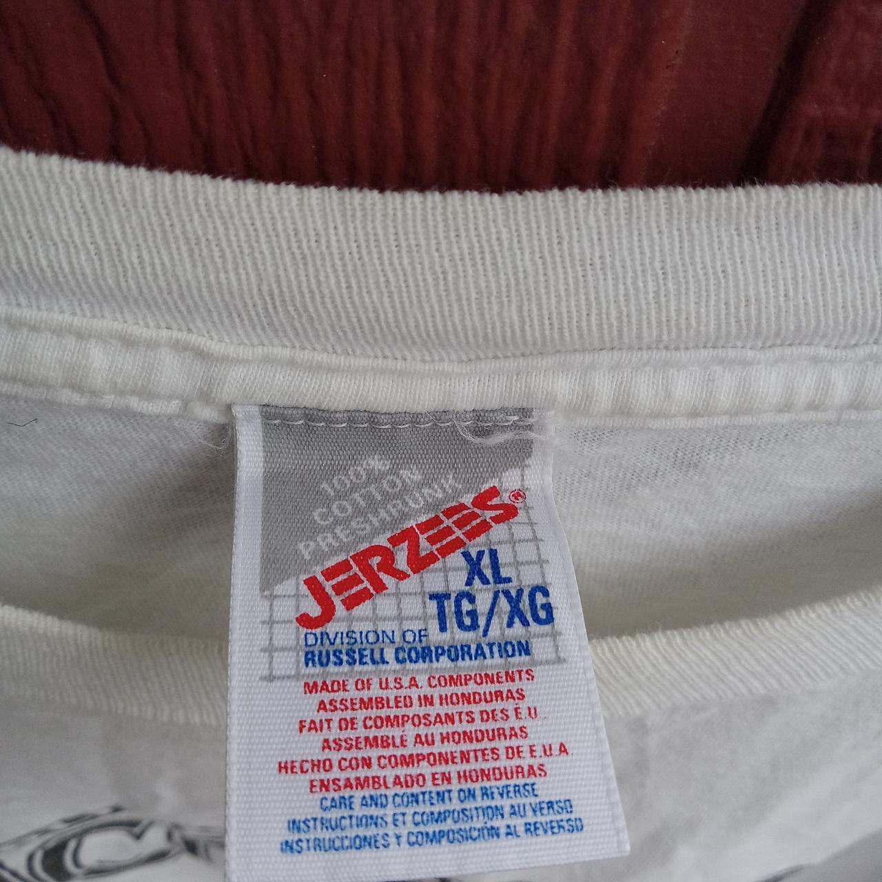 Jerzees Men's White T-shirt | Depop