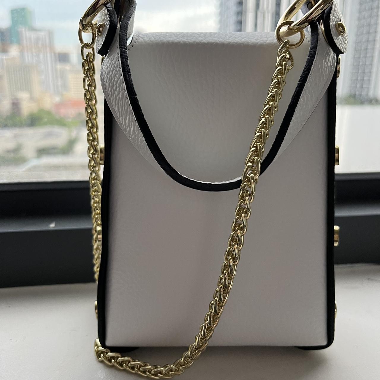 Small white leather purse Purchased in Croatia for... - Depop