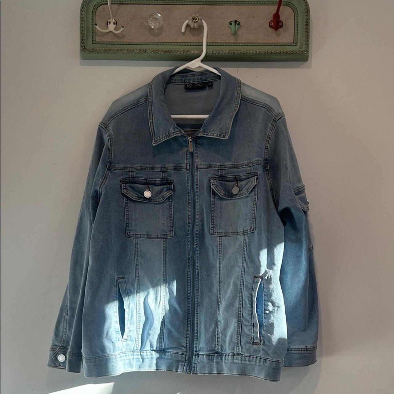 Source Unknown Women's Jacket - Blue/Silver - XXL… - image 1