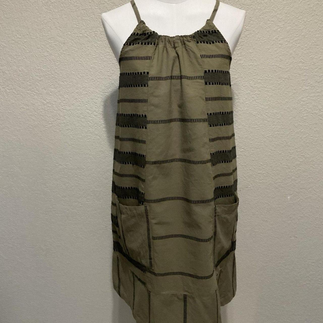 Old Navy Women's A-line Dress - Green/Black - S – This Old Navy women's sundress in size …