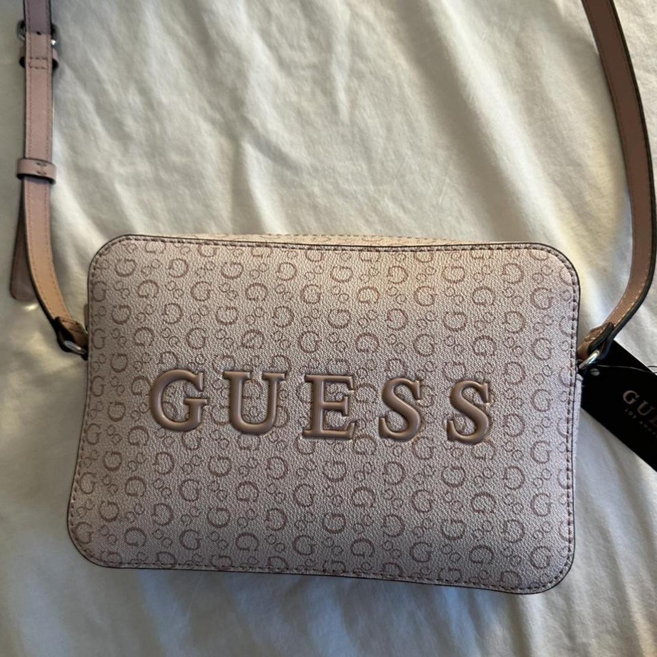 Guess Los Angeles Rodney Crossbody Bag Light Rose Guess Logo New With Tag