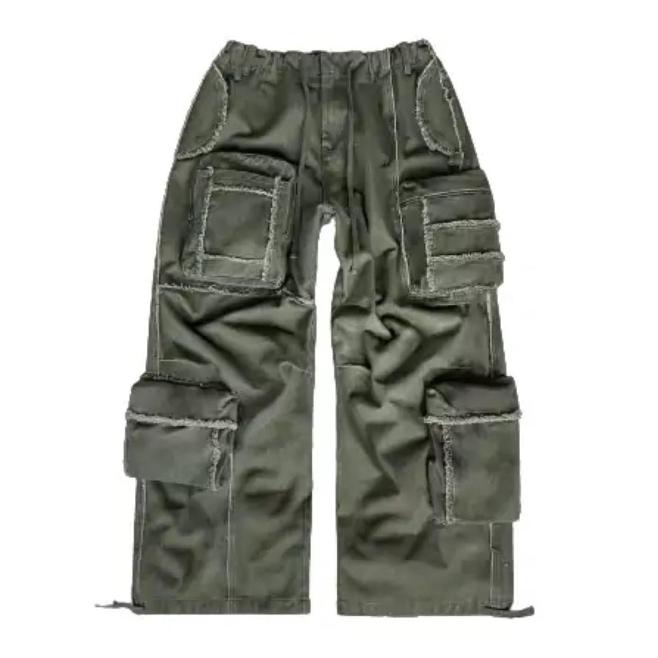 Named Collective original khaki denim cargo... | Depop 