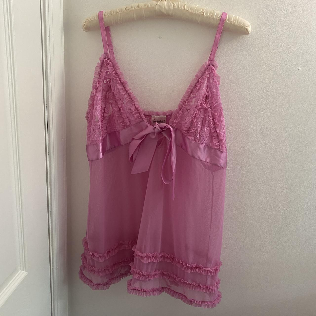 Vintage Fredericks of Hollywood Slip Size: labeled... - Depop