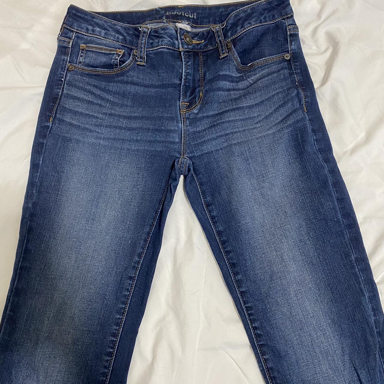 unbranded low rise bootcut jeans - Depop