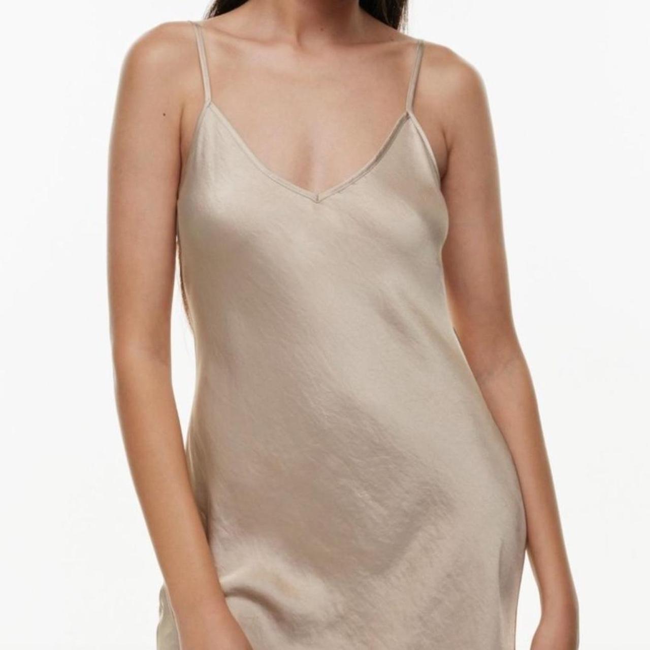 Wilfred Only Slip Mini Dress Size M, Champagne