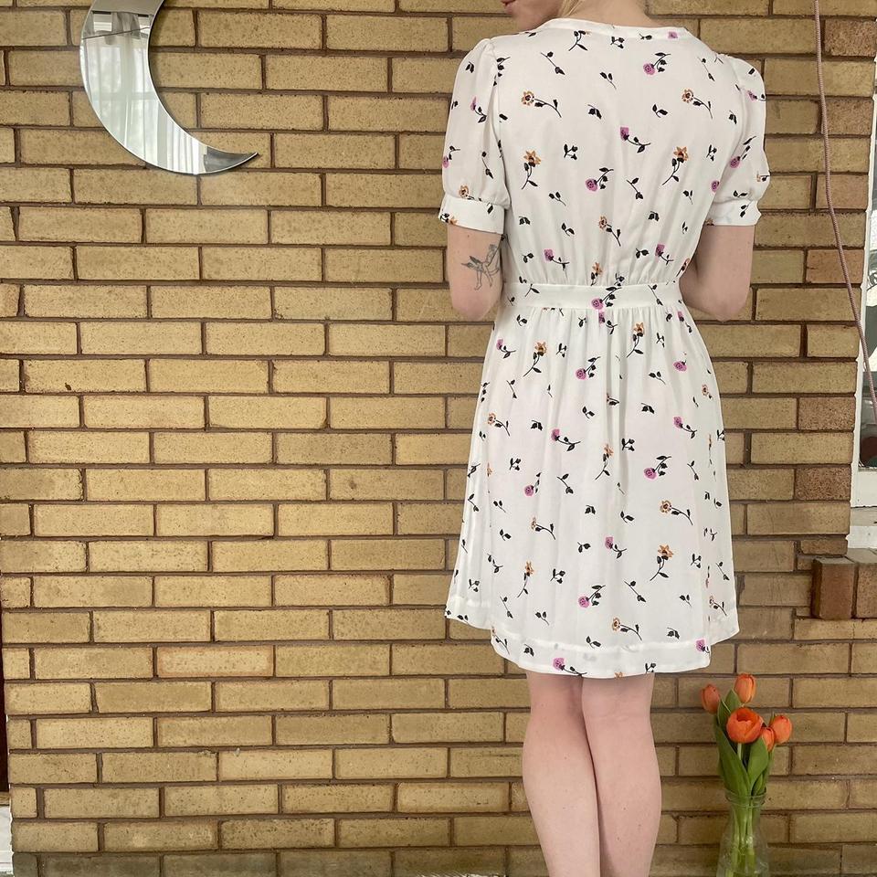 Daylily pintuck dress in sweet sale blossoms