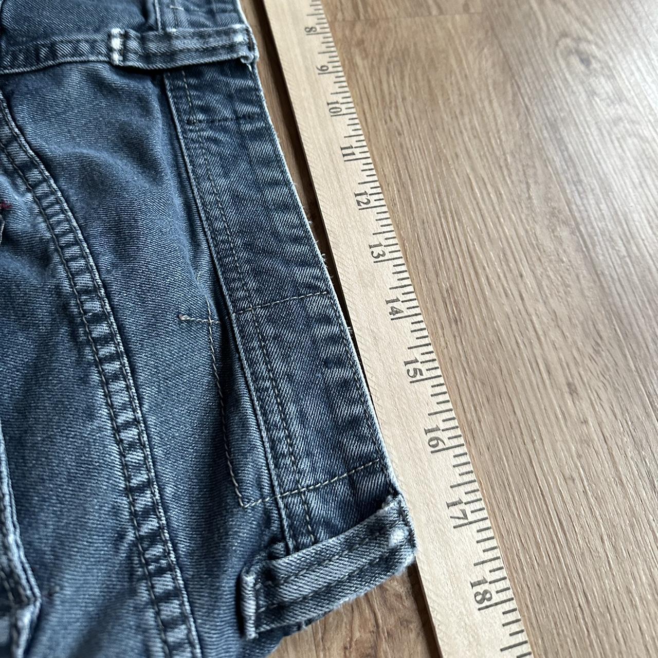 Y2K streetwear carpenter/utility jorts cool detail... - Depop