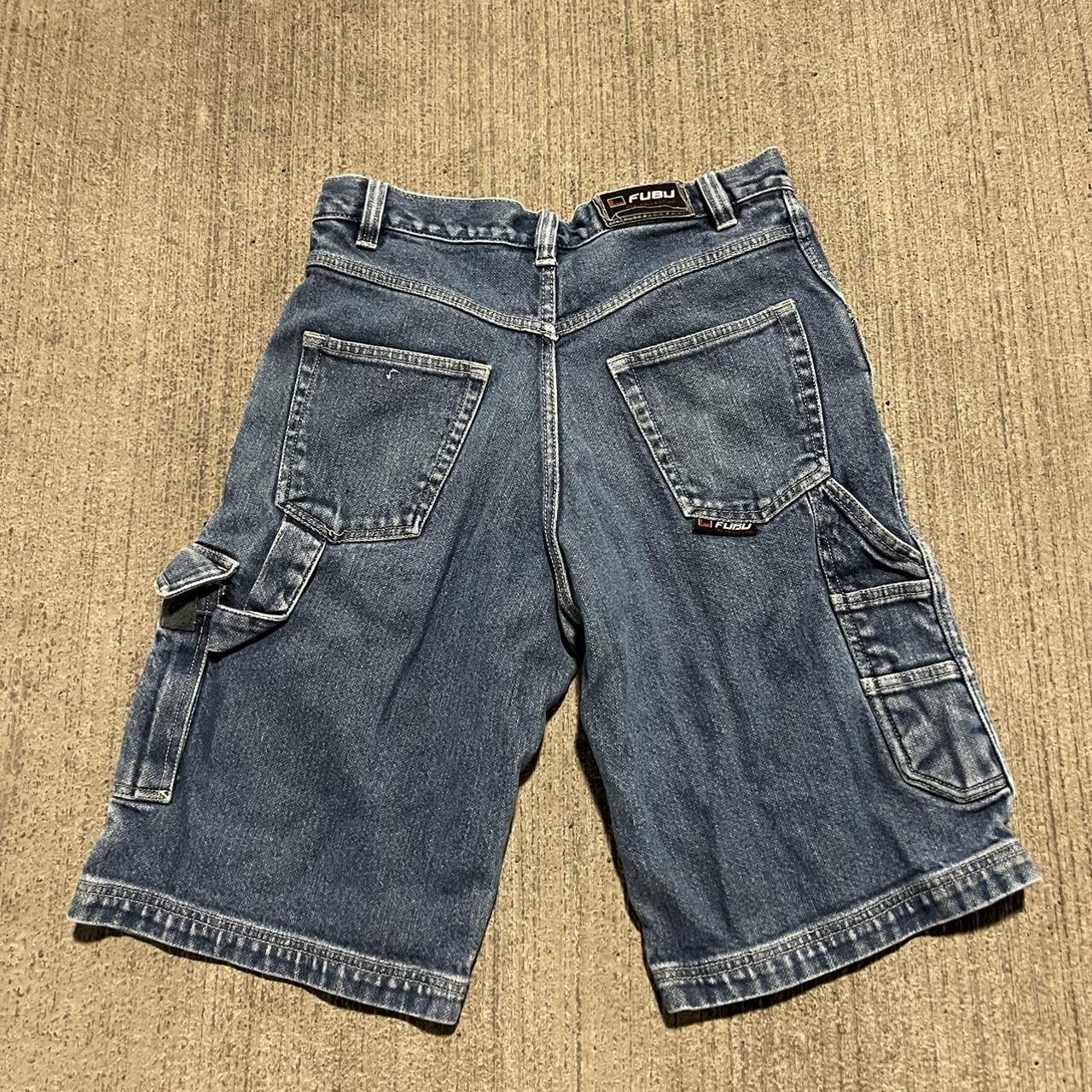 vintage fubu jorts clean wash cargo pocket great... - Depop