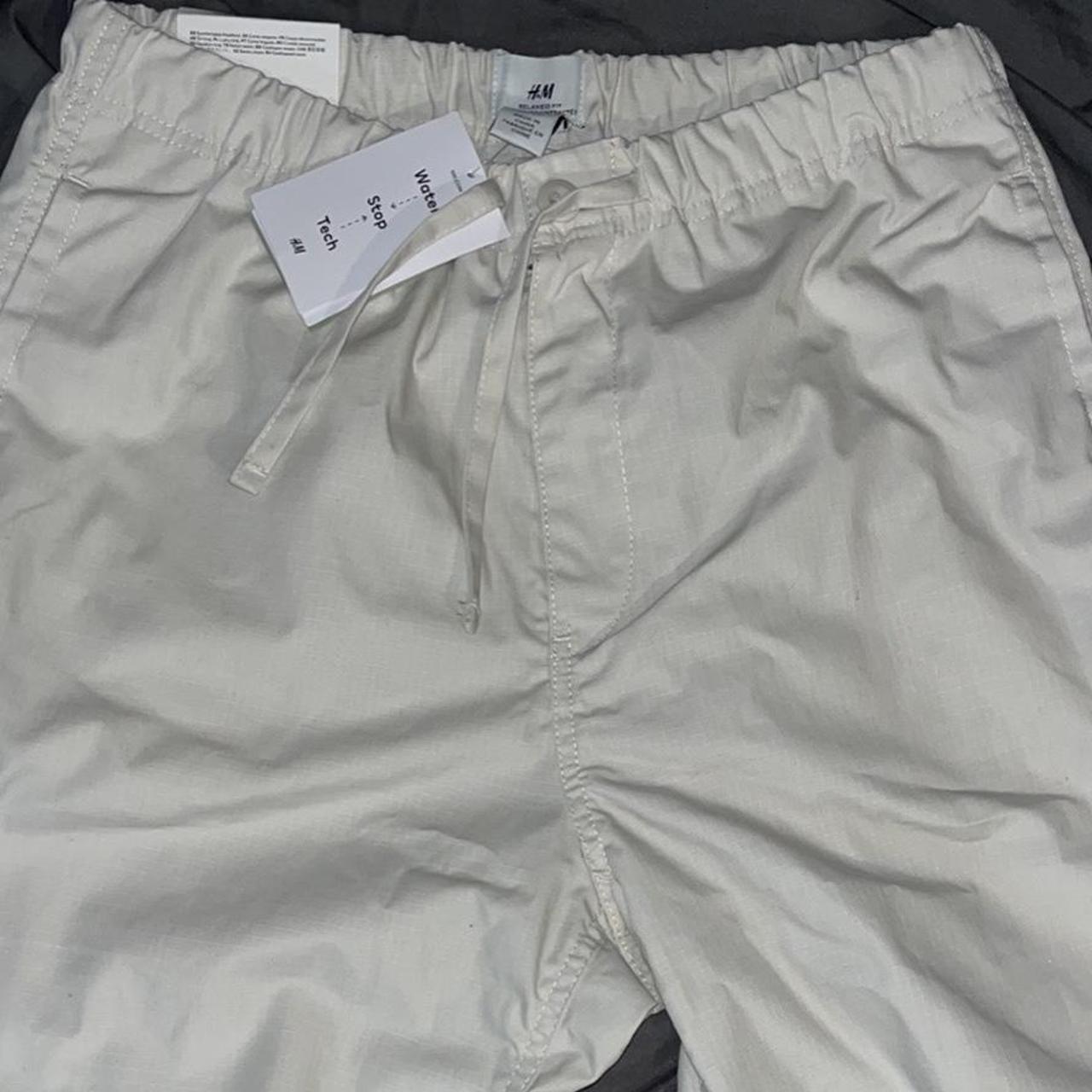 New H&M tech wear pants size: small no blemishes or... - Depop