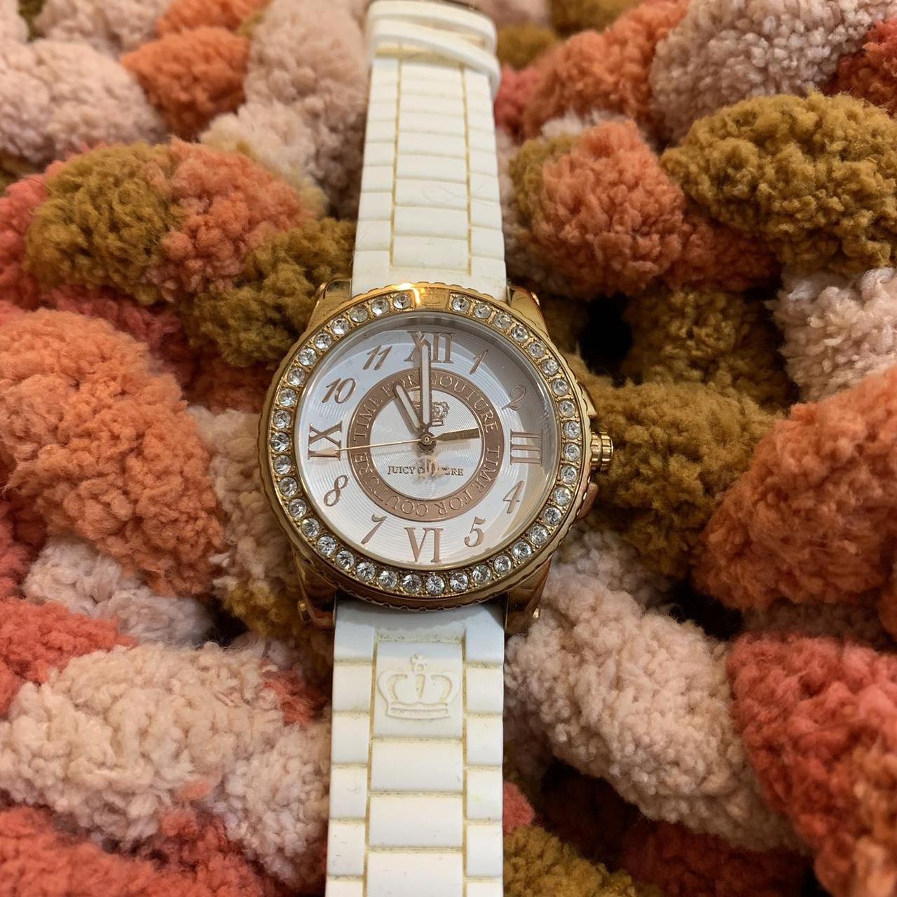 Juicy Couture watch with silicone wristband. Battery Depop