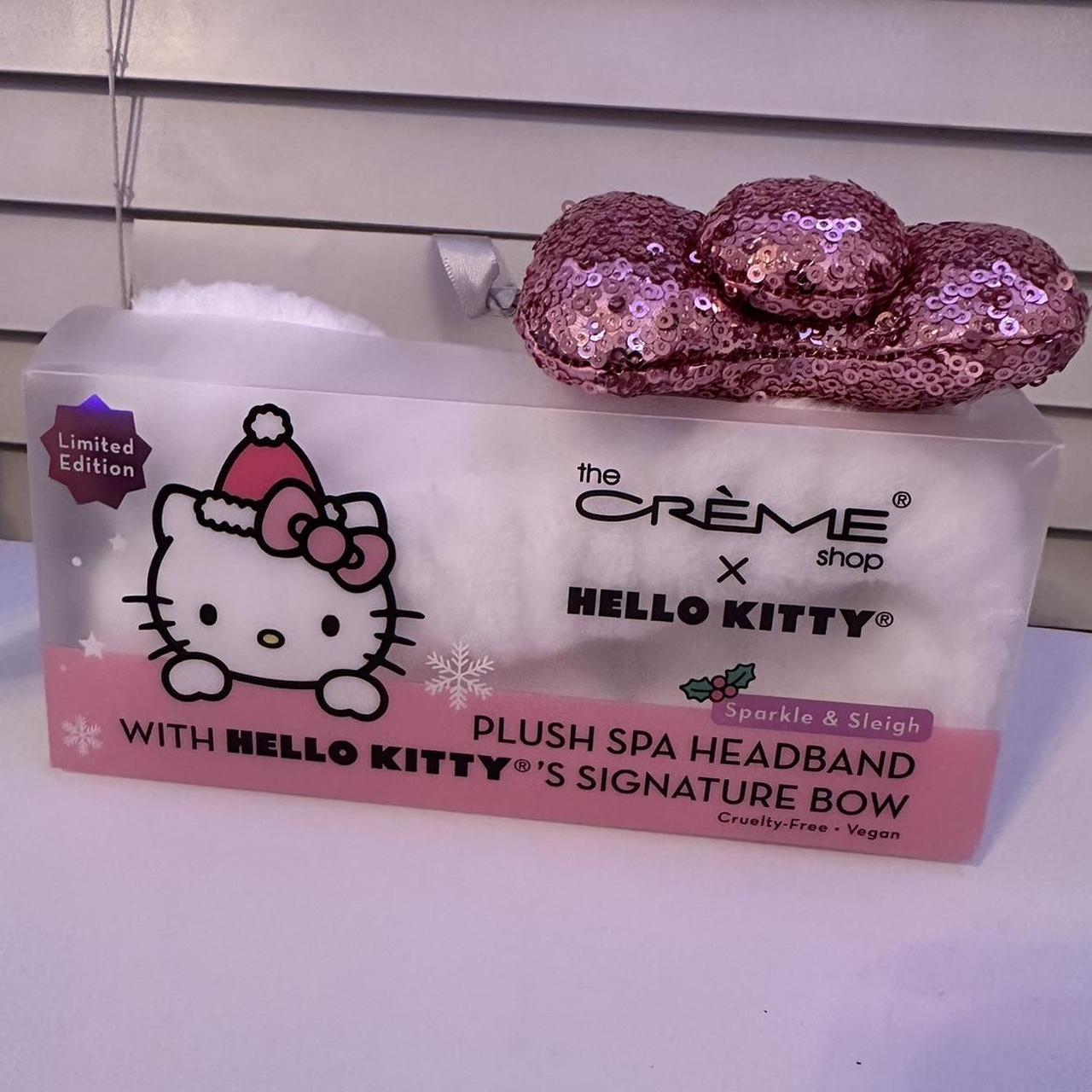 CREME - Plush Spa Headband with Hello Kitty's Signature Bow