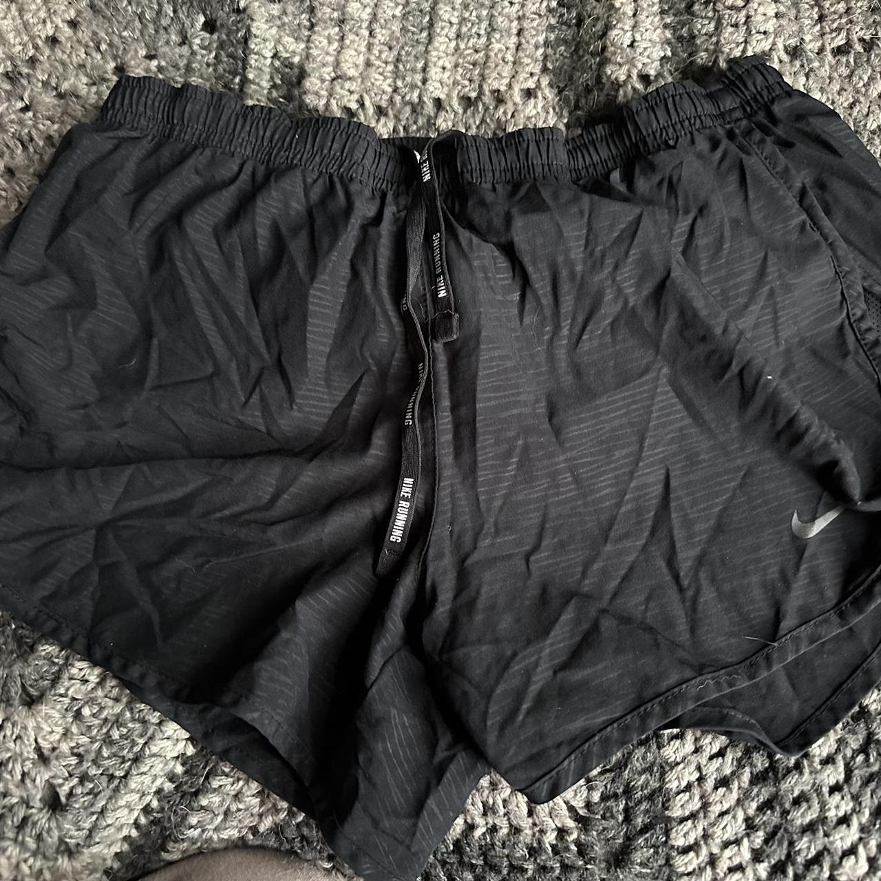 Black nike shorts. zipper still works good condition Depop