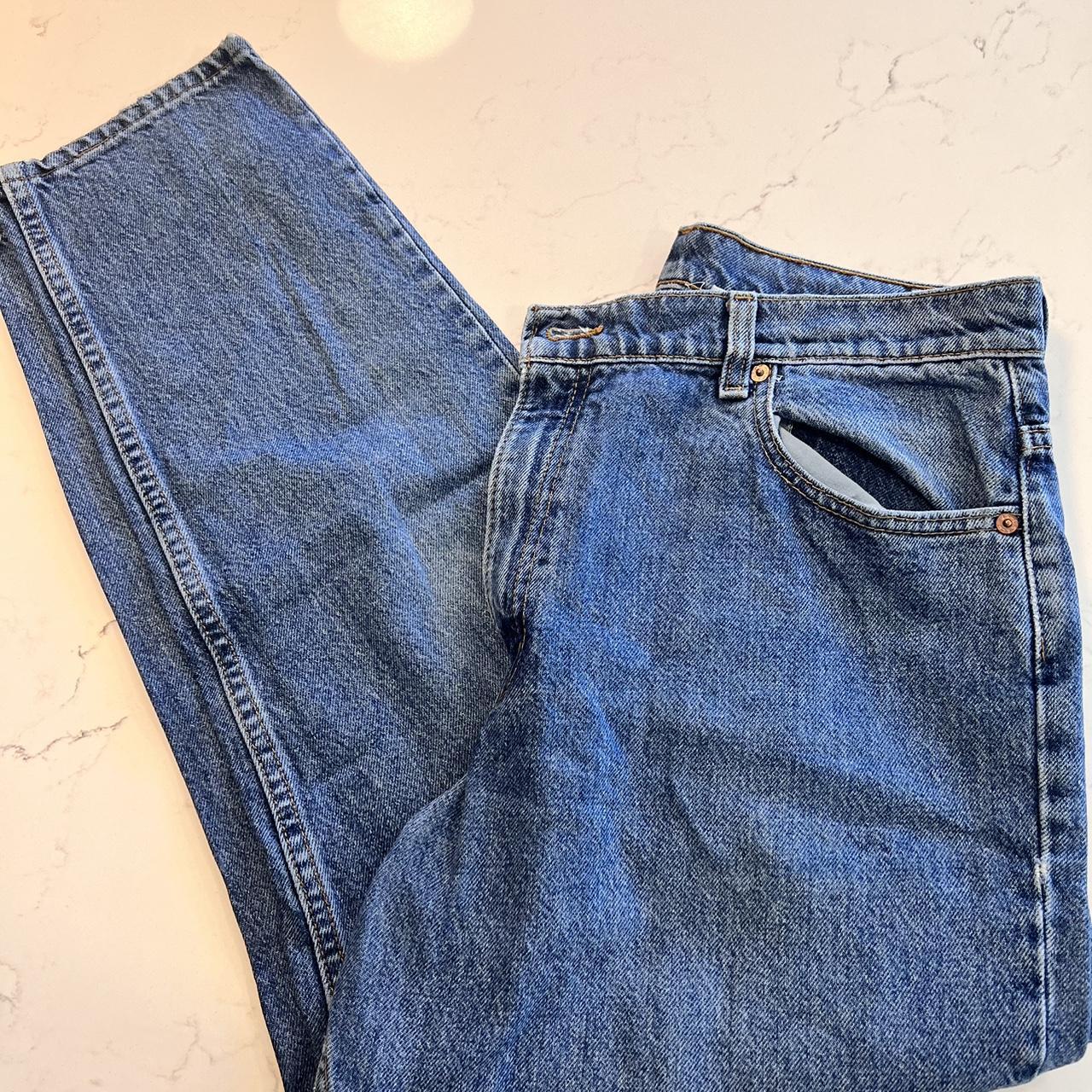 Vintage Levi’s 551 Relaxed Tapered Leg 29”... - Depop