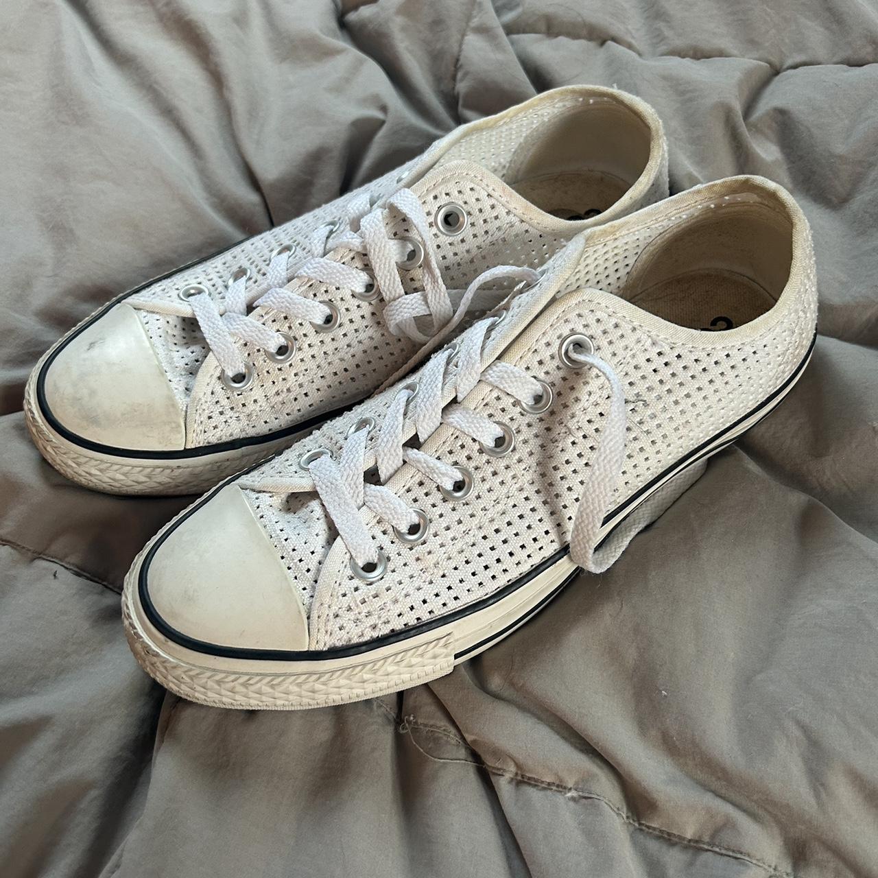 White converse deals size 8