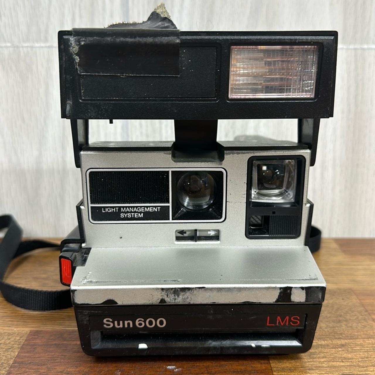 Polaroid 600 Sun600 LMS Silver and Black Instant Film Camera