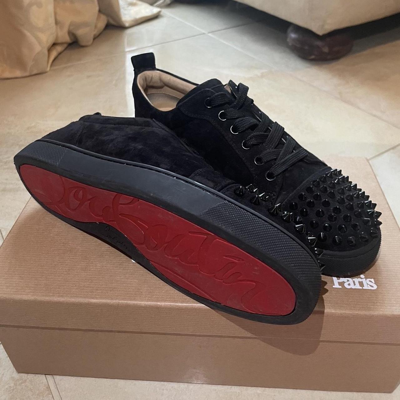 Authentic Christian Louboutin trainers, Comes with... - Depop