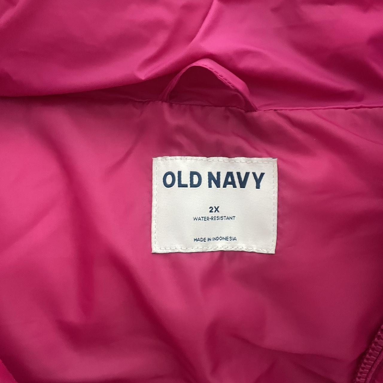 Old navy pink puffer vest worn like twice great... - Depop